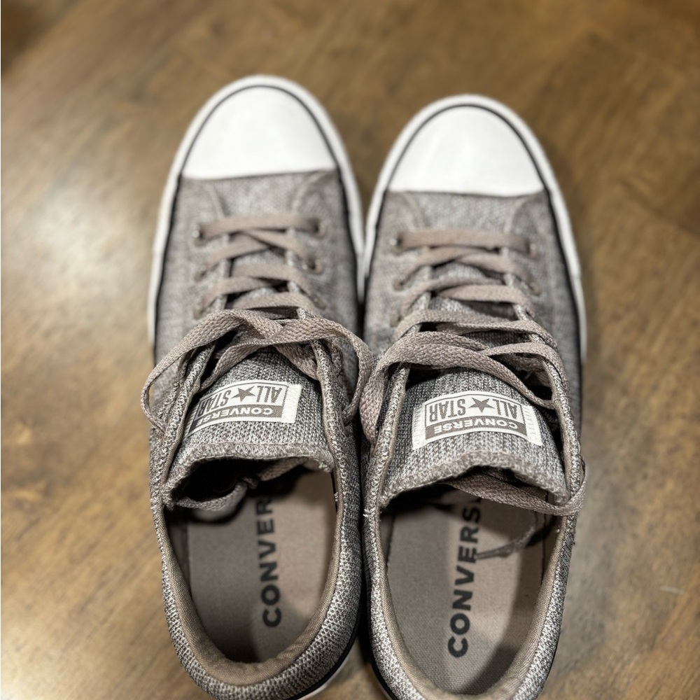 Converse All Star Gray and White Sneakers